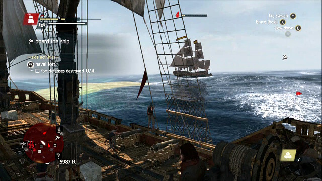 The damaged brig - 02 - Vainglorious Bastards | Sequence 8 - Sequence 8 - Assassins Creed IV: Black Flag Game Guide & Walkthrough