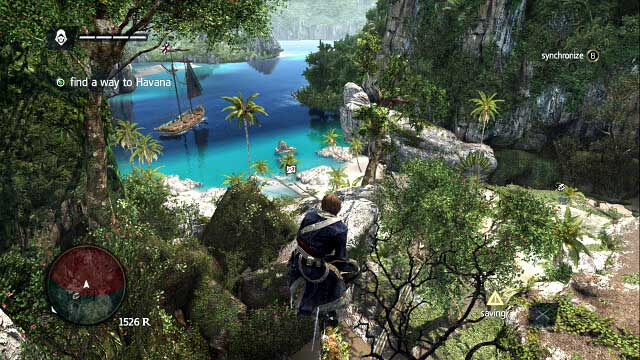 You will find the way to get to Havana below the place where you have just fought - 01 - Edward Kenway | Sequence 1 - Sequence 1 - Assassins Creed IV: Black Flag Game Guide & Walkthrough