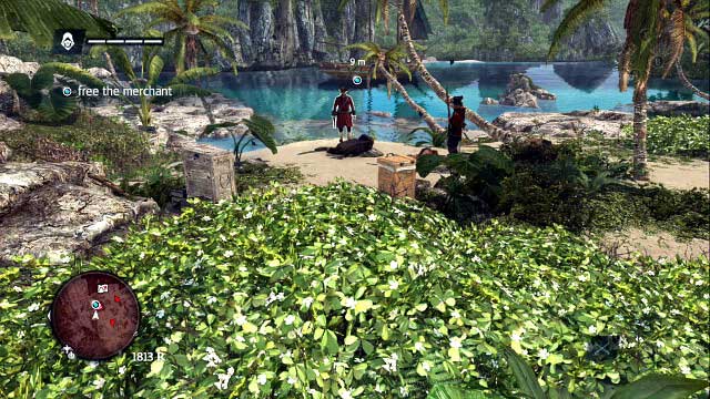 A group watching over the merchant - 01 - Edward Kenway | Sequence 1 - Sequence 1 - Assassins Creed IV: Black Flag Game Guide & Walkthrough