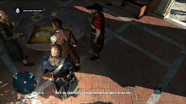 Observe the symbol above your head - 03 - Mister Walpole, I Presume? | Sequence 2 - Sequence 2 - Assassins Creed IV: Black Flag Game Guide & Walkthrough