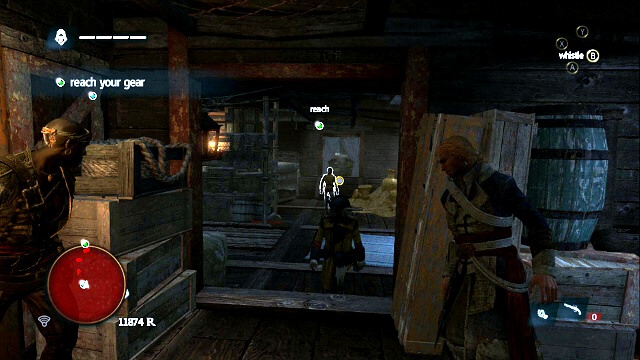 Hide around the corner to complete the bonus objective - 06 - The Treasure Fleet | Sequence 2 - Sequence 2 - Assassins Creed IV: Black Flag Game Guide & Walkthrough