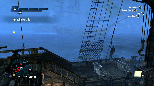 The approaching ship - 01 - Black Barts Gambit | Sequence 10 - Sequence 10 - Assassins Creed IV: Black Flag Game Guide & Walkthrough