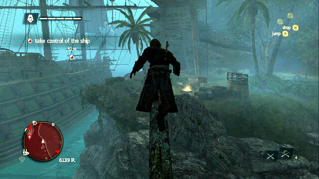 Make it over to the watchtower - 01 - Black Barts Gambit | Sequence 10 - Sequence 10 - Assassins Creed IV: Black Flag Game Guide & Walkthrough