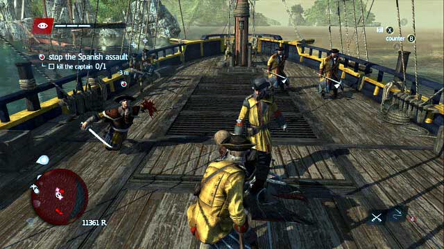 The rope pulling the captain - 03 - ...Everything Is Permitted | Sequence 11 - Sequence 11 - Assassins Creed IV: Black Flag Game Guide & Walkthrough