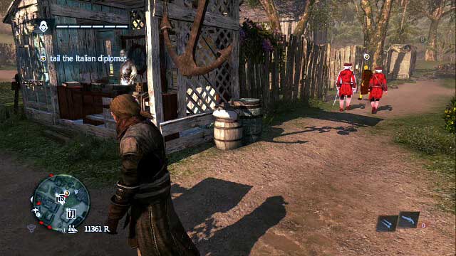 OPTIONAL OBJECTIVE- kill the diplomat from a haystack - 01 - A Governor No Longer | Sequence 12 - Sequence 12 - Assassins Creed IV: Black Flag Game Guide & Walkthrough