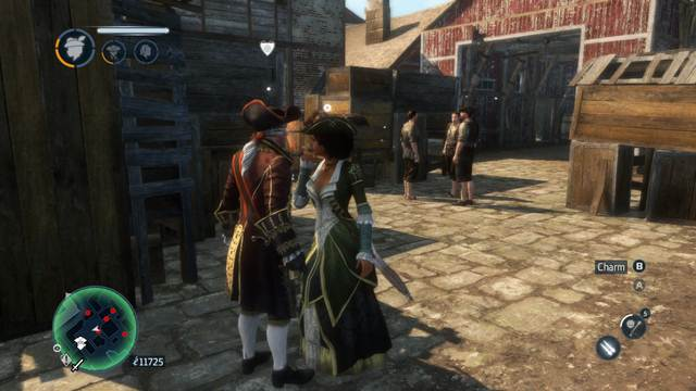 Charm is a good method to be, nearly, untouchable. - Personas - Assassins Creed: Liberation HD - Game Guide and Walkthrough