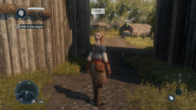 Run into the hay cart - Sequence 1 (part 1) - The storyline - Assassins Creed: Liberation HD - Game Guide and Walkthrough
