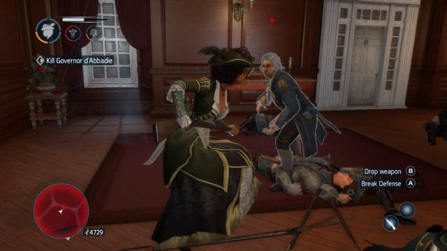 Kill the governor with the musket's bayonet - Sequence 1 (part 2) - The storyline - Assassins Creed: Liberation HD - Game Guide and Walkthrough