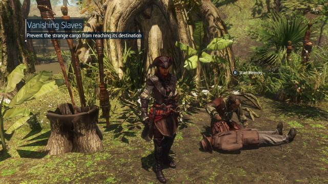 Talk to the witchdoctor at the corpse behind the village - Sequence 3 (part 1) - The storyline - Assassins Creed: Liberation HD - Game Guide and Walkthrough