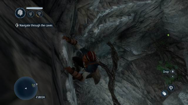 Jump down over the opposite walls - Sequence 4 (part 2) - The storyline - Assassins Creed: Liberation HD - Game Guide and Walkthrough