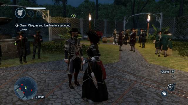 Take the charmed Vazquez behind the house - Sequence 7 - The storyline - Assassins Creed: Liberation HD - Game Guide and Walkthrough