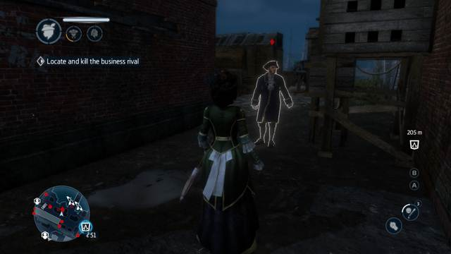 Kill the guards to loot the body - Business Rivals - Side missions - Assassins Creed: Liberation HD - Game Guide and Walkthrough