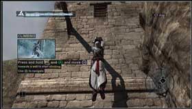 You will land in a haystack - Assassins Creed: MB01 - Masyaf - Assassins Creed: Memory Block 01 - Assassins Creed (PC) Game Guide