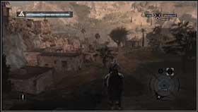 At the first crossroads turn left as you would when going to Damascus - Assassins Creed: MB03 - Talal of Jerusalem - Assassins Creed: Memory Block 03 - Assassins Creed (PC) Game Guide