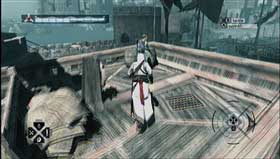 After a while he will start to shoot and that is the best moment to assassinate him. - Assassins Creed: MB05 - Sibrand of Acre - Assassins Creed: Memory Block 05 - Assassins Creed (PC) Game Guide