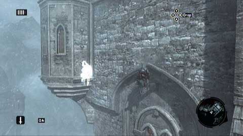 In order to jump backwards tilt the left analog stick in the proper direction, hold RT and press A - Memory 2 - p. 2 - Sequence 1 - A Sort of Homecoming - Assassins Creed: Revelations - Game Guide and Walkthrough