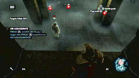 Run straight ahead after the fight until you'll see the closed gate and a group of guards - Memory 2 - p. 2 - Sequence 1 - A Sort of Homecoming - Assassins Creed: Revelations - Game Guide and Walkthrough