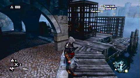 You'll start this memory after a conversation with a prisoner standing in the cage - Memory 1 - Sequence 3 - Lost and Found - Assassins Creed: Revelations - Game Guide and Walkthrough