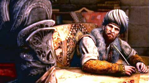 As soon as you talk to this inventor, the memory will be over - Memory 4 - Sequence 3 - Lost and Found - Assassins Creed: Revelations - Game Guide and Walkthrough