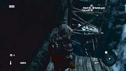 Walk behind the waterfall and climb on the high wall - Memory 5 - p. 2 - Sequence 4 - The Uncivil War - Assassins Creed: Revelations - Game Guide and Walkthrough