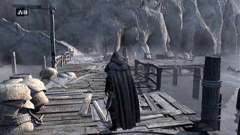 After leaving the deck, run straight ahead up the hill - Memory 1 - Sequence 7 - Underworld - Assassins Creed: Revelations - Game Guide and Walkthrough