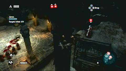 Once he is dead, go to another pillar - Memory 3 - Sequence 7 - Underworld - Assassins Creed: Revelations - Game Guide and Walkthrough
