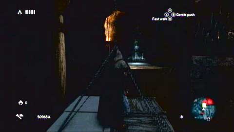 Move along the wall all the time until you'll reach the white comb - Memory 4 - Sequence 7 - Underworld - Assassins Creed: Revelations - Game Guide and Walkthrough