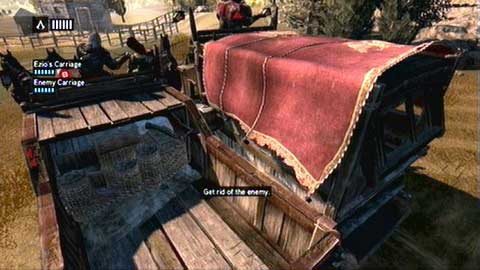 At the beginning of the memory you'll be driving the chariot - Memory 3 - Sequence 8 - The End of An Era - Assassins Creed: Revelations - Game Guide and Walkthrough