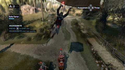 After getting out from the village, your chariot will be attacked by cavalry - Memory 3 - Sequence 8 - The End of An Era - Assassins Creed: Revelations - Game Guide and Walkthrough