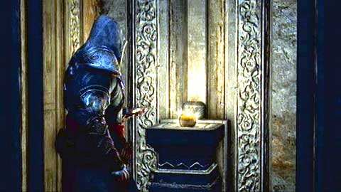 As Ezio walk to the shining object and you'll end the game this way - Memory 3 - Sequence 9 - Revelations - Assassins Creed: Revelations - Game Guide and Walkthrough
