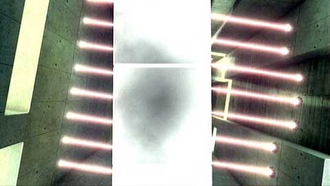 While falling create walkways under you to avoid lasers - Metropolis - p. 2 - Desmonds Journey - Assassins Creed: Revelations - Game Guide and Walkthrough