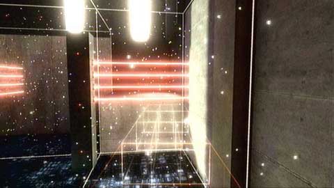 Turn to the right and walk along the wall, avoiding laser barriers - Metropolis - p. 2 - Desmonds Journey - Assassins Creed: Revelations - Game Guide and Walkthrough