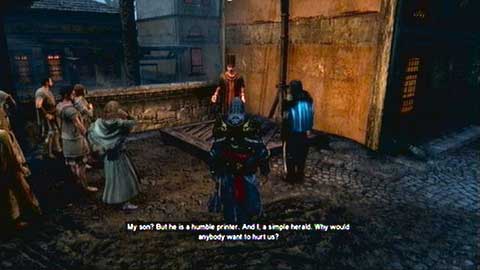 Go with your apprentice to herald and talk to him - Missions 6&7 - Master Assassin Missions - Assassins Creed: Revelations - Game Guide and Walkthrough