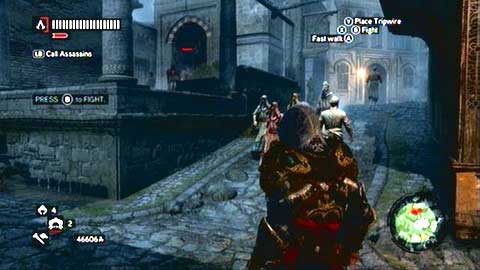 Walk with them to soldiers marked with red - Missions 1&2 - Faction HQ Missions - Assassins Creed: Revelations - Game Guide and Walkthrough