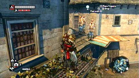 After conversation with the man, go to the marked place and hire group of thieves - Missions 1&2 - Faction HQ Missions - Assassins Creed: Revelations - Game Guide and Walkthrough