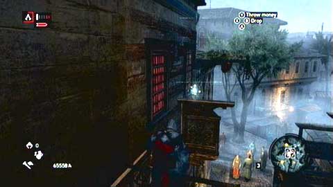 This fragment can be found on a wooden board hanging over the shop - Imperial District (01-12) - Animus data fragments - Assassins Creed: Revelations - Game Guide and Walkthrough