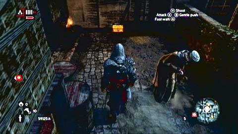 It lies under the wooden roof - Constantine District (14-24) - Treasure chests - Assassins Creed: Revelations - Game Guide and Walkthrough