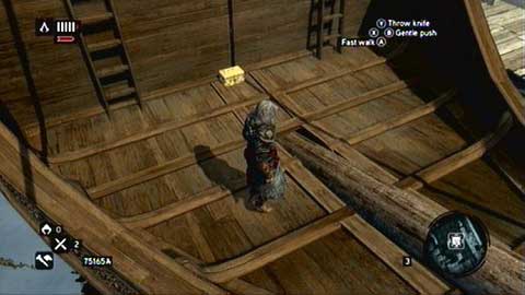 It lies in front of the ship - Bayezid District/Arsenal (21-30) - Treasure chests - Assassins Creed: Revelations - Game Guide and Walkthrough