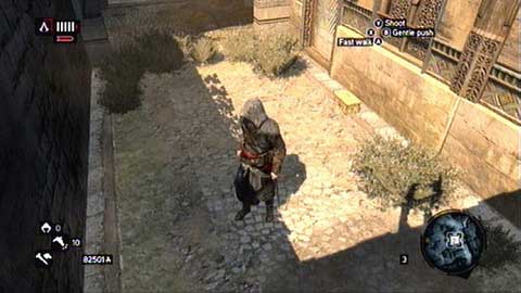 It is located in alley between the bushes - Imperial District (11-20) - Treasure chests - Assassins Creed: Revelations - Game Guide and Walkthrough