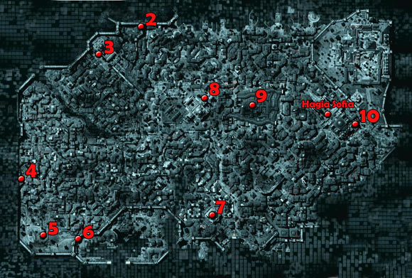 2 - Location of pages - Ishak Pashas memoir pages - Assassins Creed: Revelations - Game Guide and Walkthrough