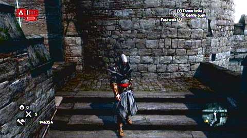 It lies on the wall, near the tower - Location of pages - Ishak Pashas memoir pages - Assassins Creed: Revelations - Game Guide and Walkthrough