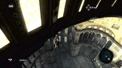 Keep moving to the right - Hagia Sophia's Secret - p. 2 - Ishak Pashas memoir pages - Assassins Creed: Revelations - Game Guide and Walkthrough