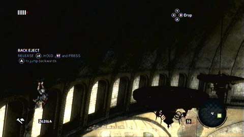 When the path ends, move a bit higher and jump over the chandelier - Hagia Sophia's Secret - p. 2 - Ishak Pashas memoir pages - Assassins Creed: Revelations - Game Guide and Walkthrough