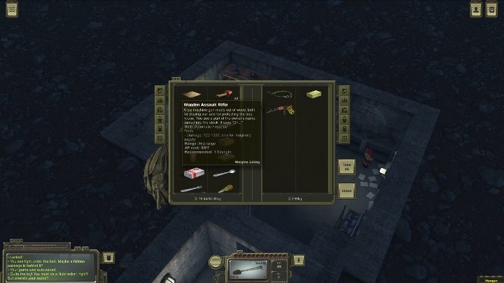 This weapon is lying on one of the shelves - How do I get the first firearm? - Armament - ATOM RPG Guide