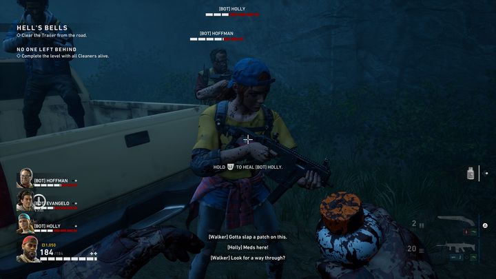 For example, if you have a large number of health points, and your ally is almost dying, make sure to heal them first with your own items - Back 4 Blood: Beginners guide - Basics - Back 4 Blood game guide