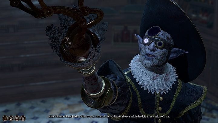 You can skip the battle against Malus Thorm and his nurses by succeeding at the conversation - Baldurs Gate 3: Wake Up Art Cullagh - walkthrough - Baldurs Gate 3: Act 2 - Baldurs Gate 3 Guide, Walkthrough