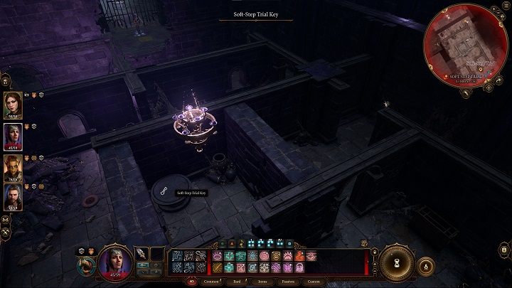 After finishing the trial, take the gem and proceed to the next door located nearby - Baldurs Gate 3: Gauntlet of Shar in BG3 - walkthrough - Baldurs Gate 3: Act 2 - Baldurs Gate 3 Guide, Walkthrough