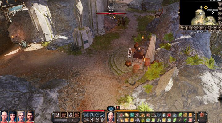 Trader Arron - Baldurs Gate 3: Druid Grove / Silvanus Grove map - Baldurs Gate 3: World Atlas - Baldurs Gate 3 Guide, Walkthrough