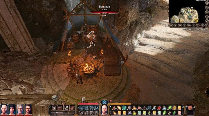 Trader Dammon - Baldurs Gate 3: Druid Grove / Silvanus Grove map - Baldurs Gate 3: World Atlas - Baldurs Gate 3 Guide, Walkthrough