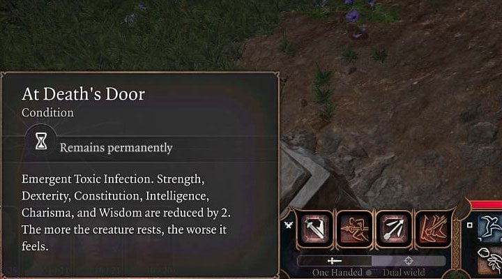 If you consume the poison, Nettie will inform you of this fact and explain why she acted this way - Baldurs Gate 3: Nettie and the antidote - puzzle solution - Baldurs Gate 3: Puzzles - Baldurs Gate 3 Guide, Walkthrough